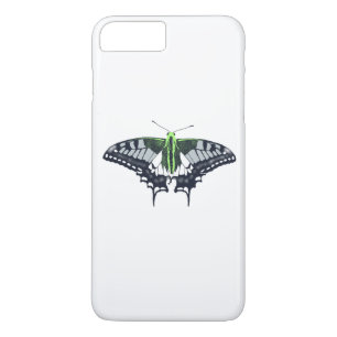 Agender Flag Swallowtail Butterfly iPhone 8 Plus/7 Plus Case