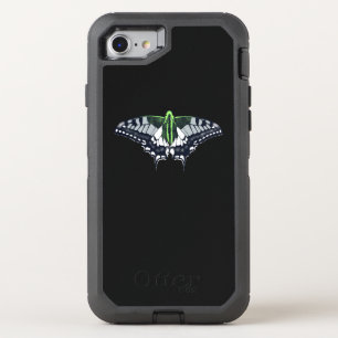 Agender Flag Swallowtail Butterfly OtterBox Defender iPhone SE/8/7 Case