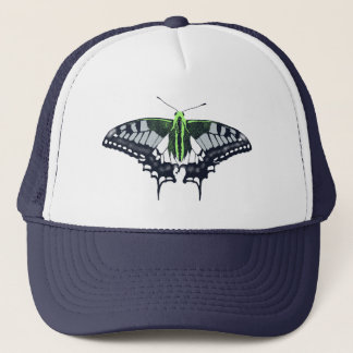 Agender Flag Swallowtail Butterfly Trucker Hat