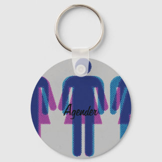 Agender Keychain