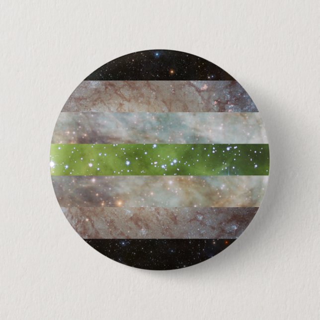 Agender nebula flag pin (Front)