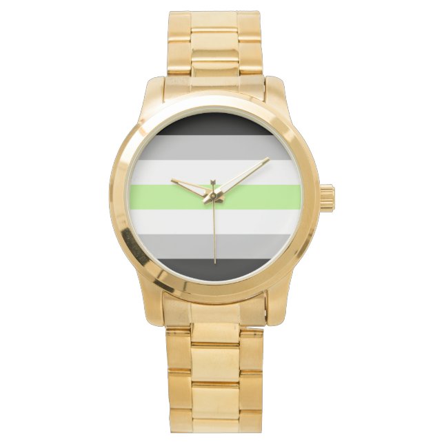 Agender Pride Flag – Agender Identity LGBTQIA+  Watch (Front)