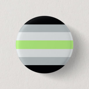 Agender Pride Flag Badge Button
