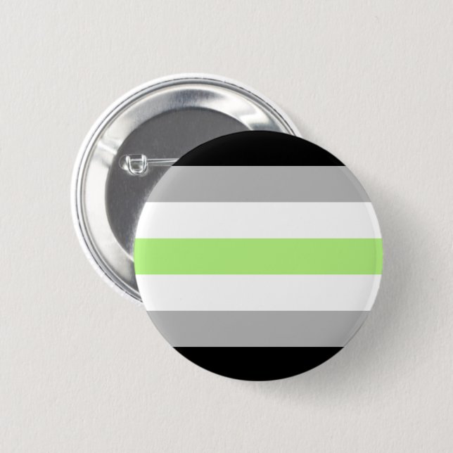 Agender Pride Flag Button (Front & Back)