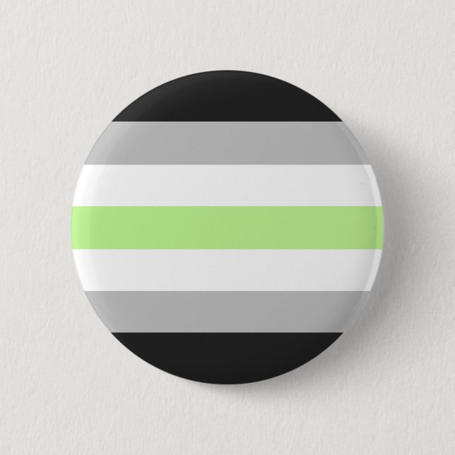 Agender Pride Flag Button (Front)