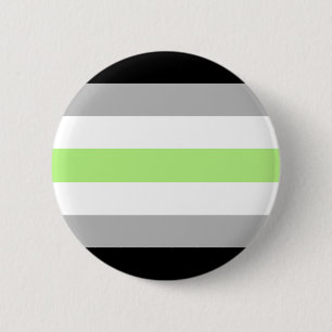 Agender Pride Flag  Button