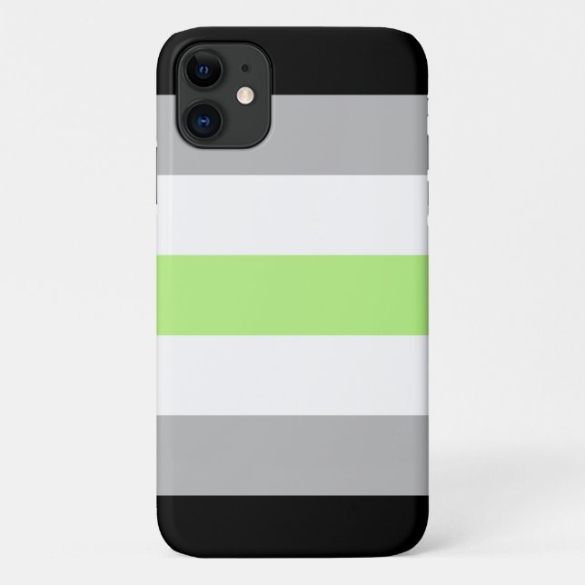 Agender Pride Flag Case-Mate iPhone Case (Back)