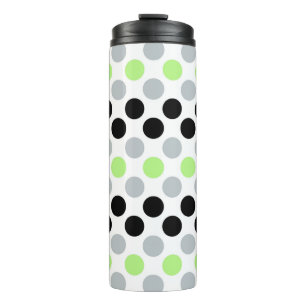 Agender Pride Flag Colors Polkadots Thermal Tumbler