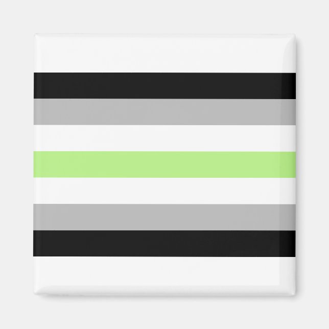 Agender pride flag magnet (Front)