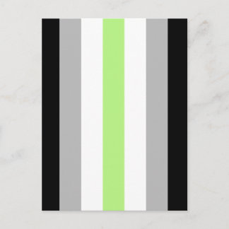 Agender Pride Flag Postcard