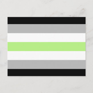 Agender Pride Flag Postcard