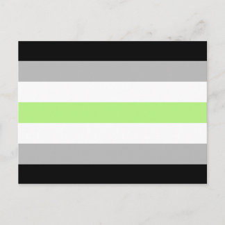 Agender Pride Flag Postcard