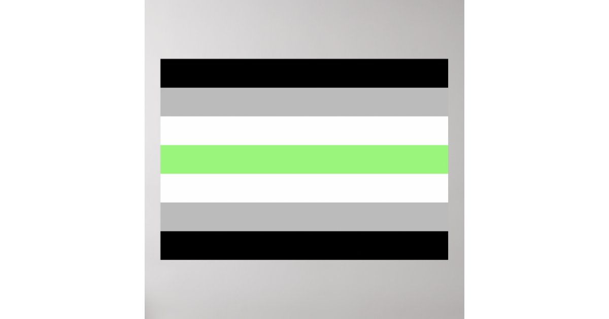 Agender Pride Flag Poster Zazzle Com