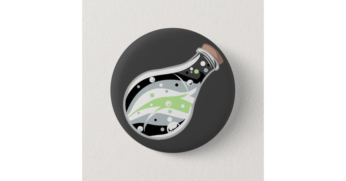 Agender Pride Potion Button Zazzle