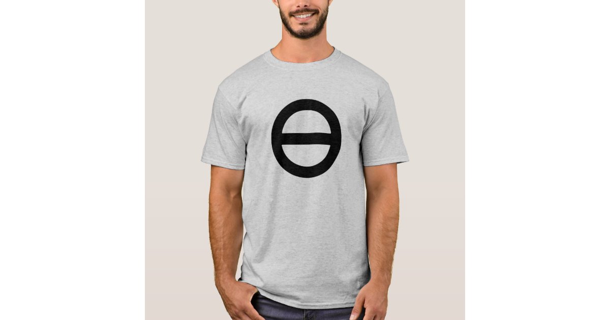 Agender Symbol T Shirt Zazzle Com