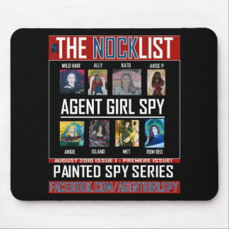 AGENT GIRL SPY MOUSE PAD