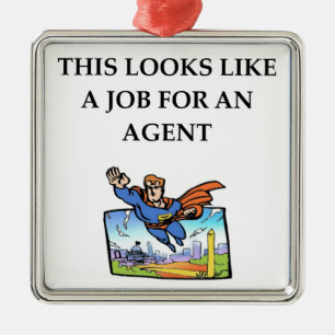 AGENT METAL ORNAMENT