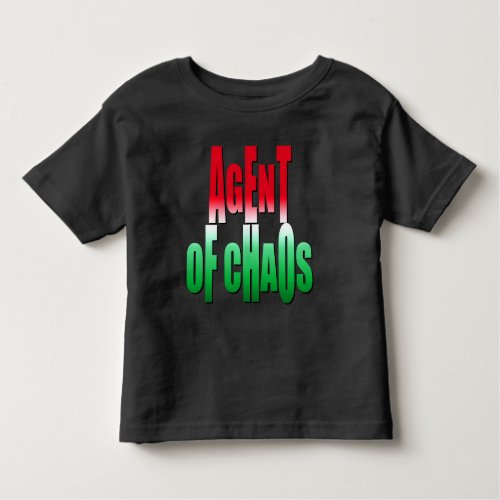Agent of Chaos Toddler T_shirt