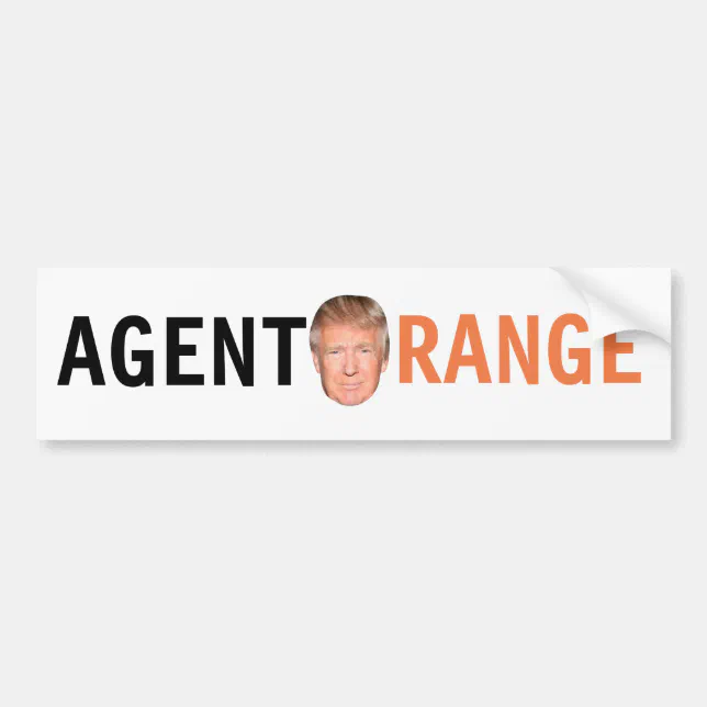 Agent Orange Bumper Sticker | Zazzle