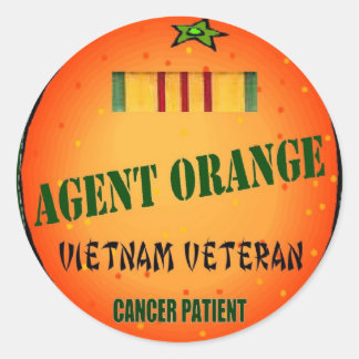 AGENT ORANGE CLASSIC ROUND STICKER