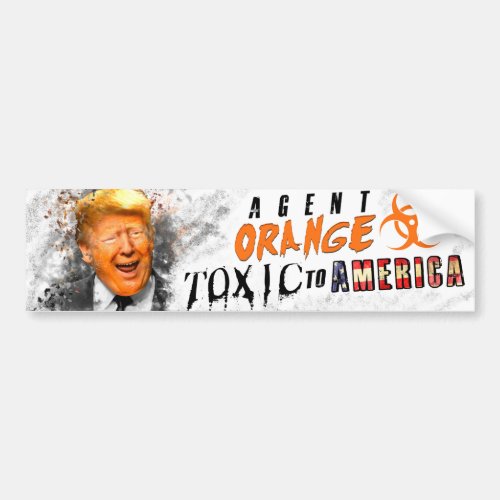 Agent Orange Donald Trump Bumper Sticker