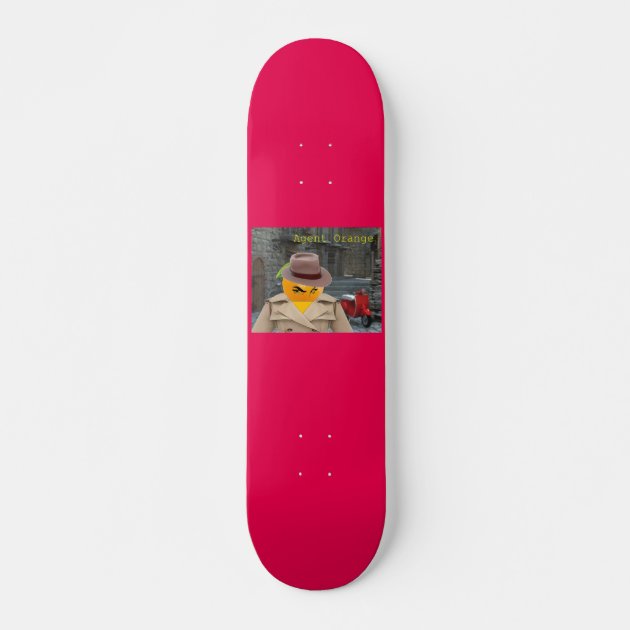 Agent Orange Funnycomb Skateboard Zazzle