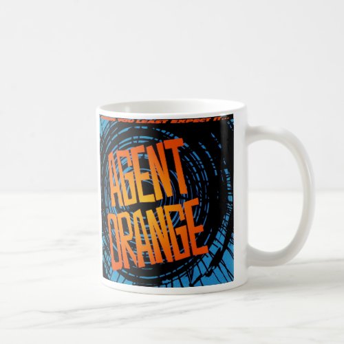Agent Orange SpinArt Logo Coffee Mug Skate Punk