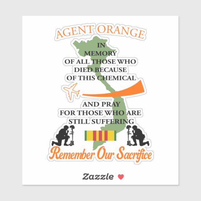 Agent Orange Sticker (Sheet)