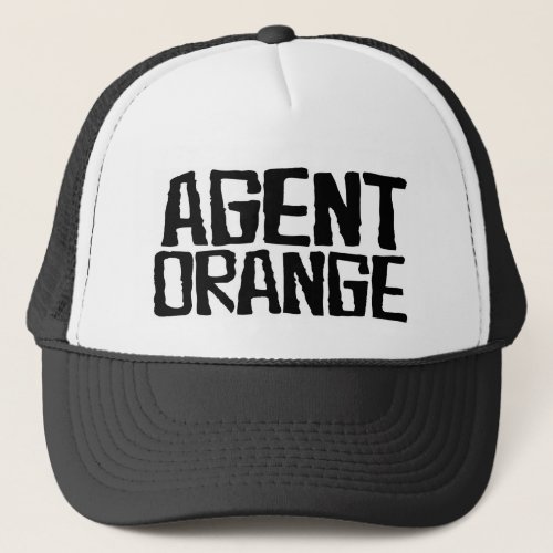 Agent Orange Thrashed Logo Punk Hat Skate