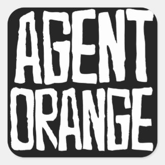 Agent Orange "Thrashed" Logo Stickers Skate Punk