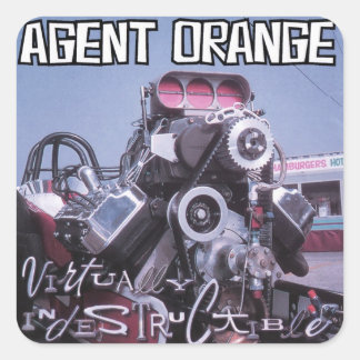 Agent Orange "Virtually Indestructible" Stickers