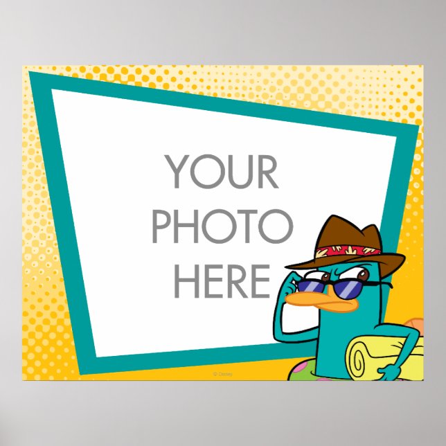 Agent P Customizable Poster (Front)