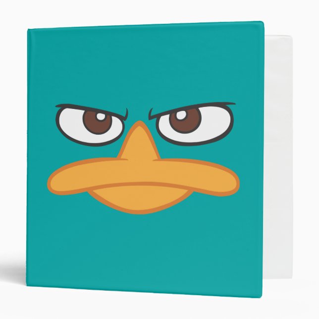 Agent P Face 3 Ring Binder (Front/Inside)