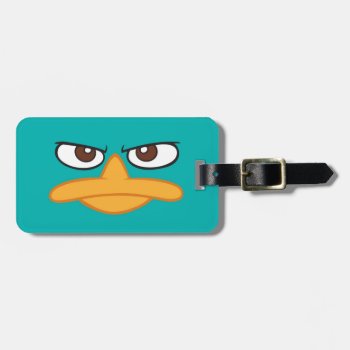 Agent P Face Luggage Tag by OtherDisneyBrands at Zazzle
