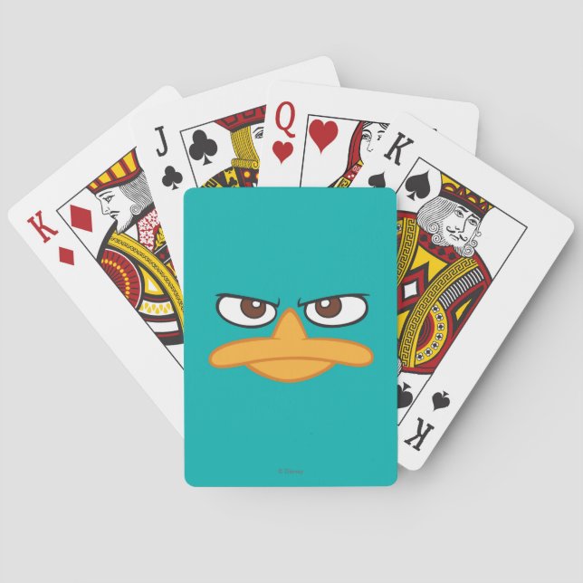 Agent P Face Poker Cards (Back)