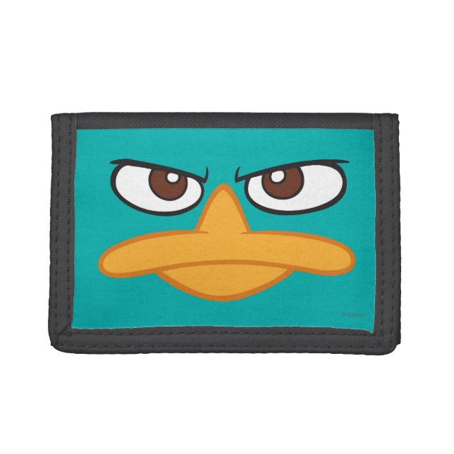 Agent P Face Trifold Wallet (Front)