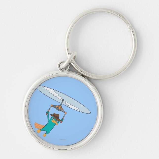 Agent P Flying Keychain (Front)