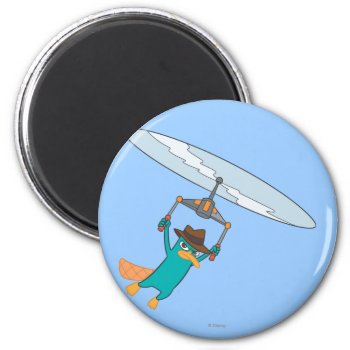 Agent P Flying Magnet by OtherDisneyBrands at Zazzle