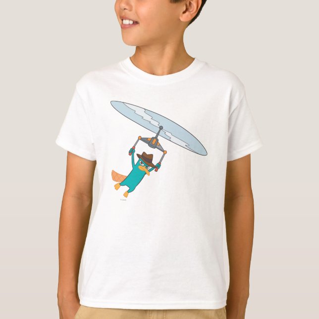 Agent P Flying T-Shirt (Front)