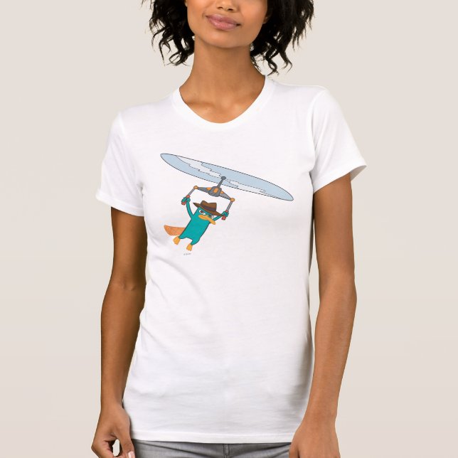 Agent P Flying T-Shirt (Front)