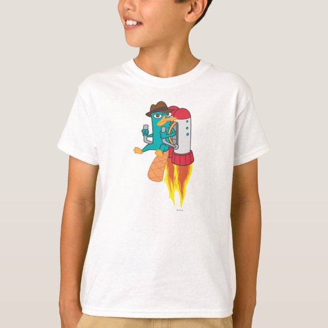 Agent P Rocket Pack T-Shirt (Front)
