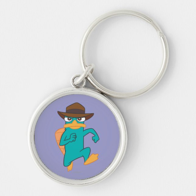 Agent P Running Keychain (Front)