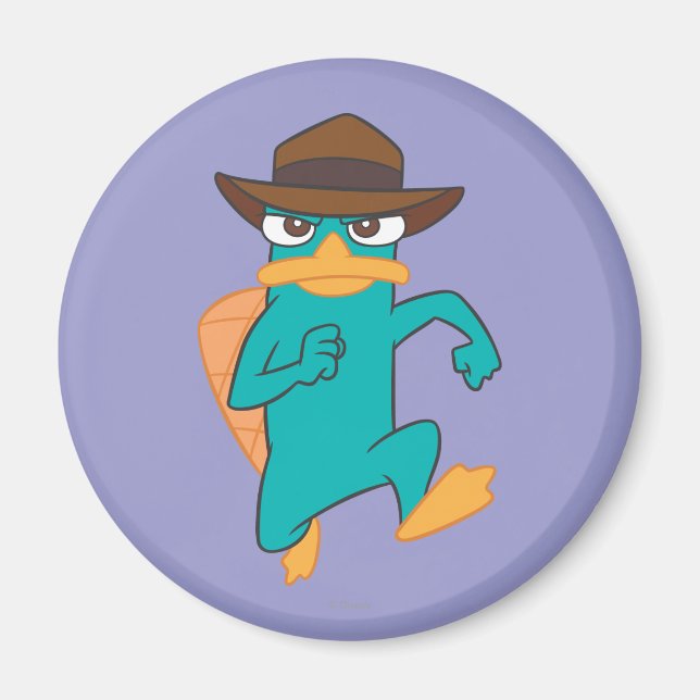 Agent P Running Magnet (Front)