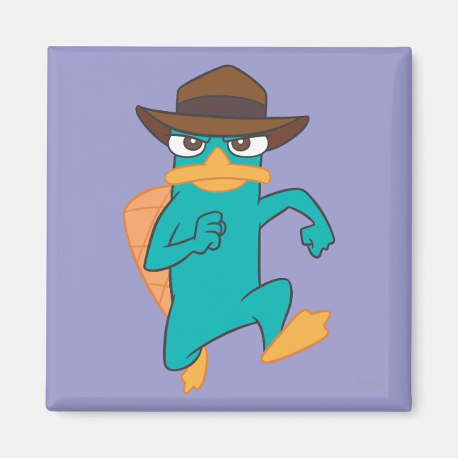 Agent P Running Magnet (Front)