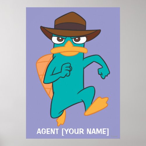 Agent P Running Poster