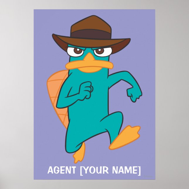 Agent P Running Poster (Front)