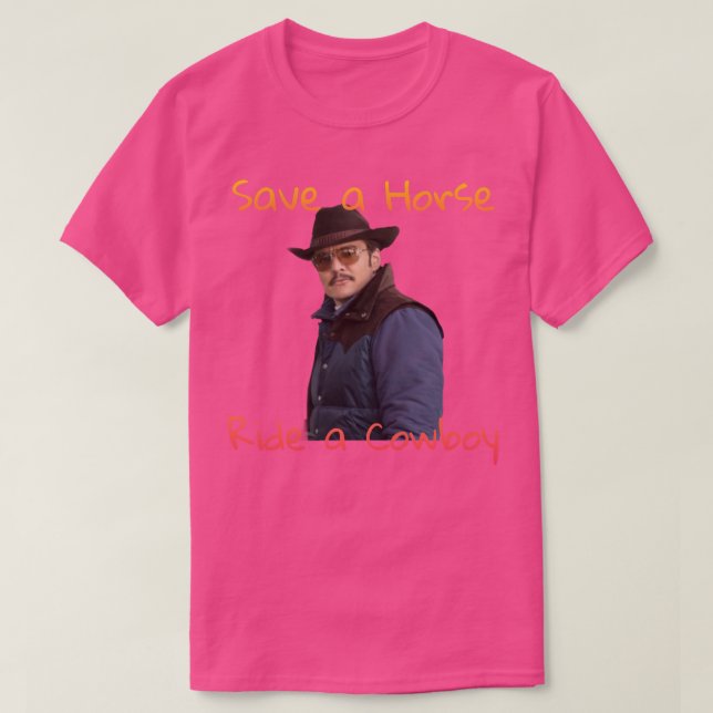 Agent save a horse Ride a cowboy T-Shirt (Design Front)