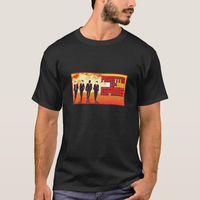 Agents of Game - Dark T-shirt (Front)