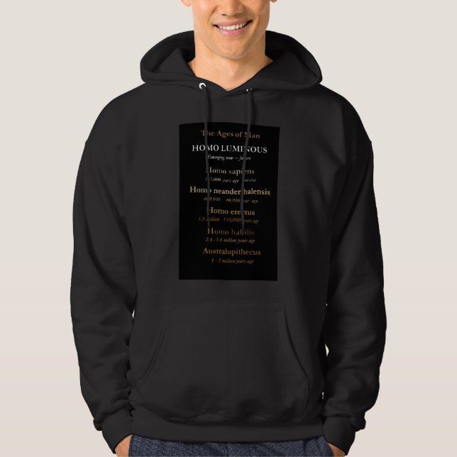 Ages Of Man Mens Hoodie (Front)