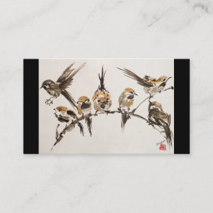 Aggravated Birds Business, 3.5" x 2.0", 100 pack Business Card